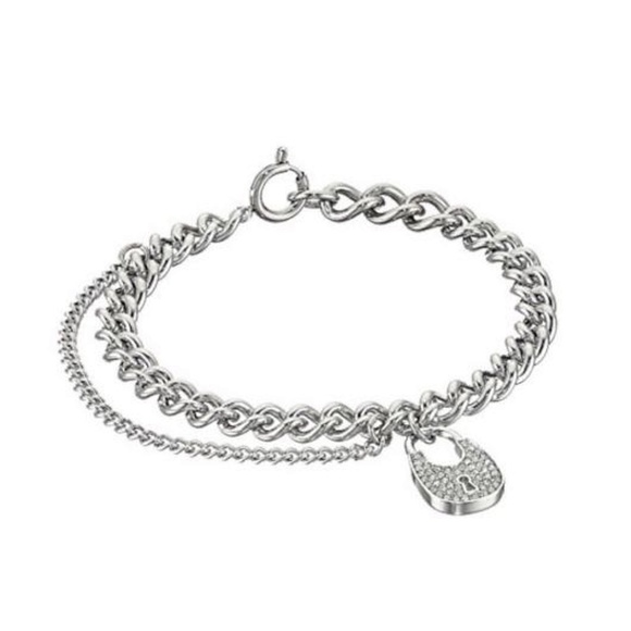 Michael Kors Jewelry - 1 hr sale! NWT Michael Kors crystal chain bracelet